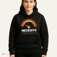 Necesito Cerveza Funny Spanish Beer Lover Hoodie thumb 5