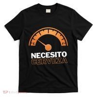 Necesito Cerveza Funny Spanish Beer Lover T-Shirt thumb 0