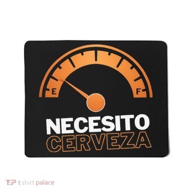 Necesito Cerveza Funny Spanish Beer Lover Mousepad