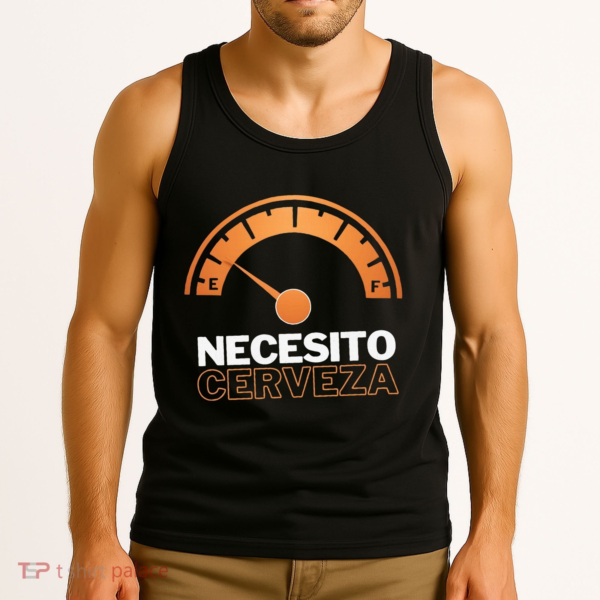 Necesito Cerveza Funny Spanish Beer Lover Tank Top