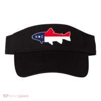 North Carolina Flag with Trout Fish Visor thumb 0