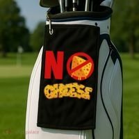 No Cheese For Those Who DonT Like Cheese Golf Towel thumb 2