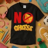 No Cheese For Those Who DonT Like Cheese Kids T-Shirt thumb 3