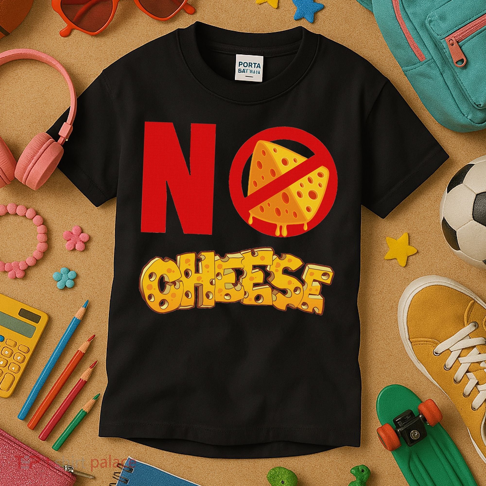 No Cheese For Those Who DonT Like Cheese Kids T-Shirt