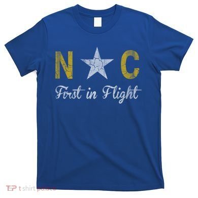 North Carolina First In Flight Vintage Distressed Fade Gift T-Shirt