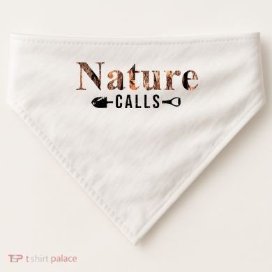 Nature Calls Fall USA-Made Doggie Bandana