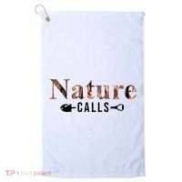 Nature Calls Fall Golf Towel thumb 0