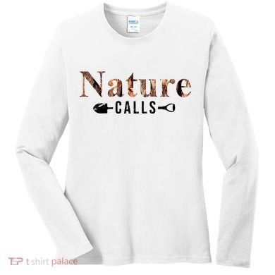 Nature Calls Fall Women's Long Sleeve Shirt