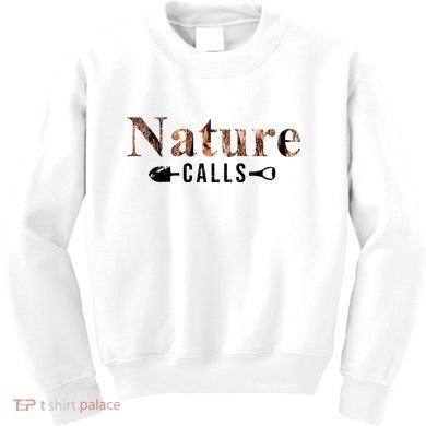 Nature Calls Fall Kids Sweatshirt