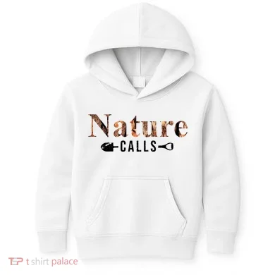 Nature Calls Fall Kids Hoodie