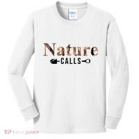 Nature Calls Fall Kids Long Sleeve Shirt thumb 0