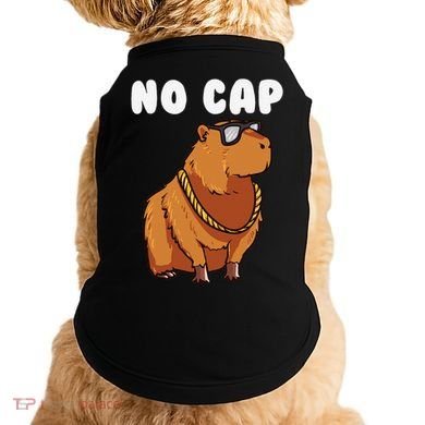 No Cap Funny Capybara Ok I Pull Up Dank Meme Doggie Tank