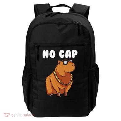 No Cap Funny Capybara Ok I Pull Up Dank Meme Backpack