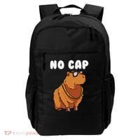 No Cap Funny Capybara Ok I Pull Up Dank Meme Backpack thumb 0