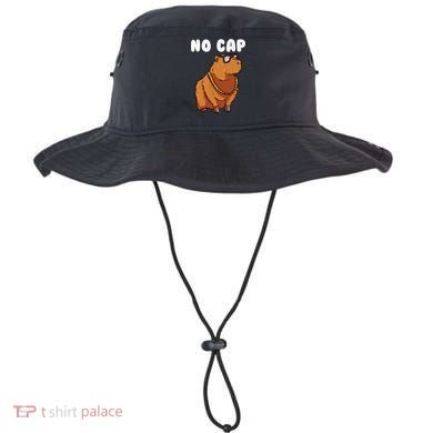 No Cap Funny Capybara Ok I Pull Up Dank Meme Bucket Hat