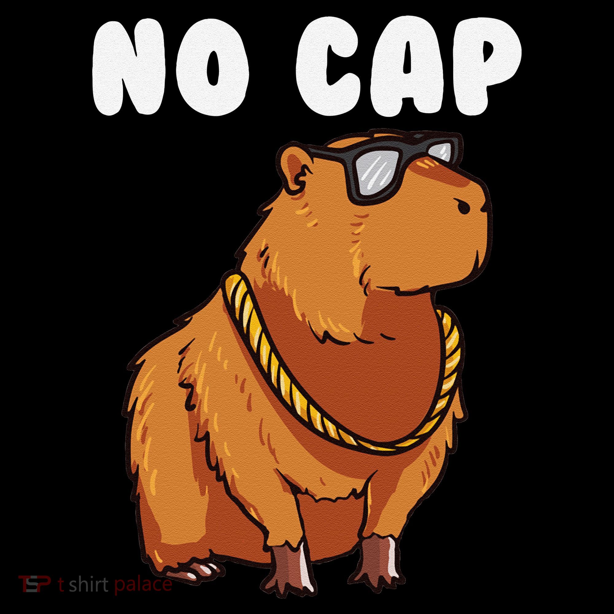 No Cap Funny Capybara Ok I Pull Up Dank Meme Bucket Hat
