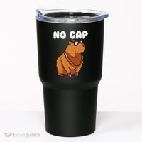 No Cap Funny Capybara Ok I Pull Up Dank Meme Tumbler thumb 0