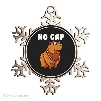 No Cap Funny Capybara Ok I Pull Up Dank Meme Ornament