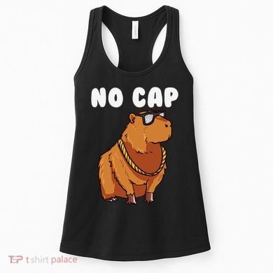 No Cap Funny Capybara Ok I Pull Up Dank Meme Women's Tank Top
