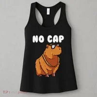 No Cap Funny Capybara Ok I Pull Up Dank Meme Women's Tank Top thumb 3