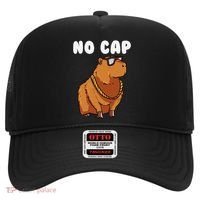 No Cap Funny Capybara Ok I Pull Up Dank Meme Hat thumb 0