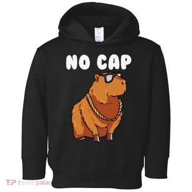 No Cap Funny Capybara Ok I Pull Up Dank Meme Toddler Hoodie