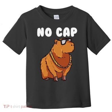 No Cap Funny Capybara Ok I Pull Up Dank Meme Toddler T-Shirt