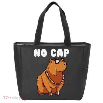 No Cap Funny Capybara Ok I Pull Up Dank Meme Tote Bag