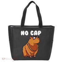 No Cap Funny Capybara Ok I Pull Up Dank Meme Tote Bag thumb 0