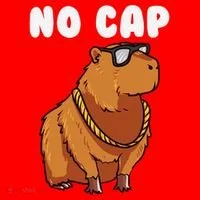 No Cap Funny Capybara Ok I Pull Up Dank Meme Santa Hat thumb 1