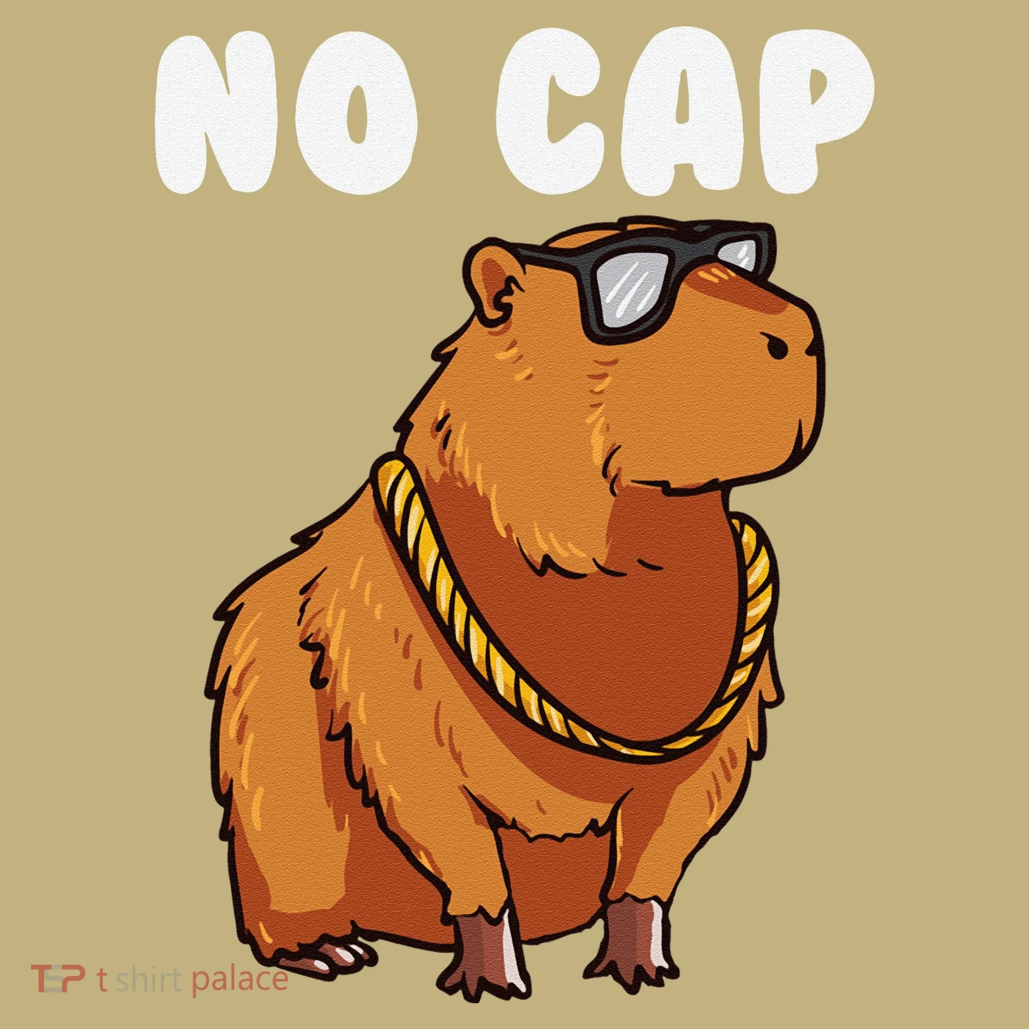 No Cap Funny Capybara Ok I Pull Up Dank Meme Hoodie