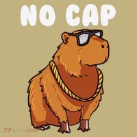 No Cap Funny Capybara Ok I Pull Up Dank Meme Mousepad thumb 1