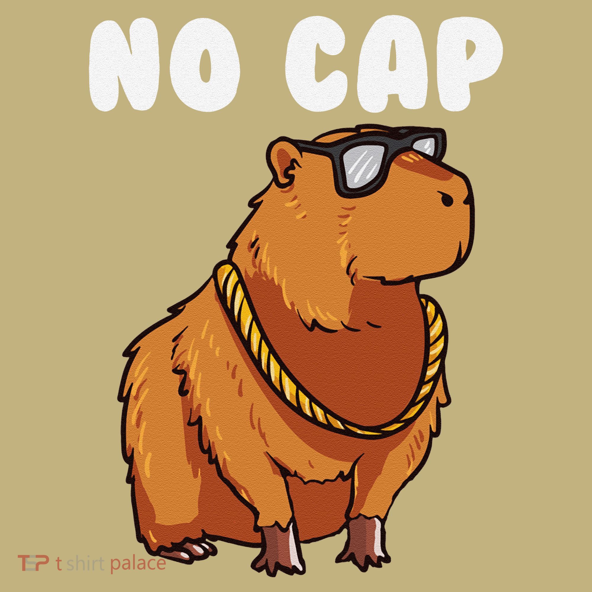 No Cap Funny Capybara Ok I Pull Up Dank Meme Mousepad