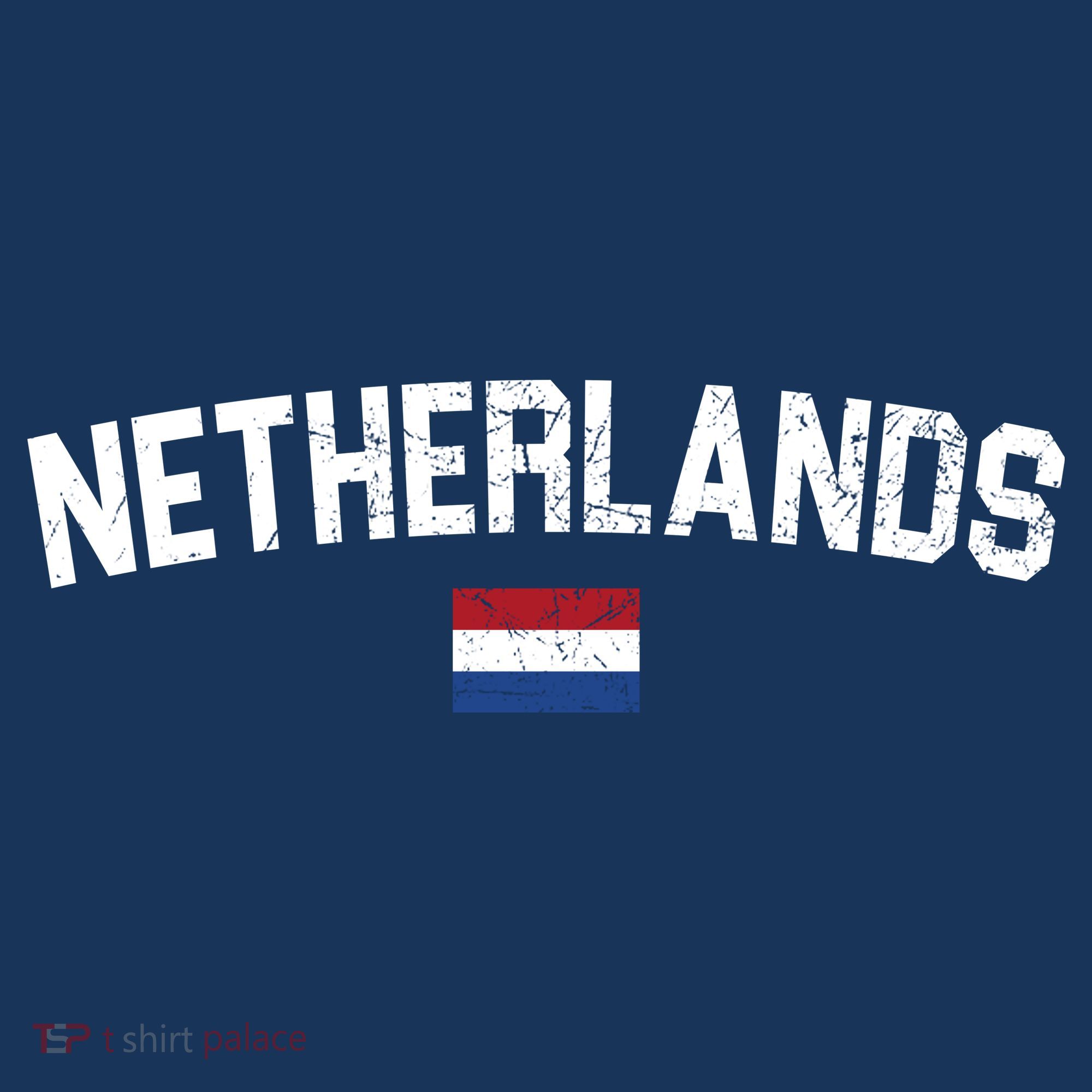 Netherlands Country Flag Logo Coaster