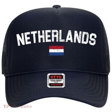 Netherlands Country Flag Logo Hat