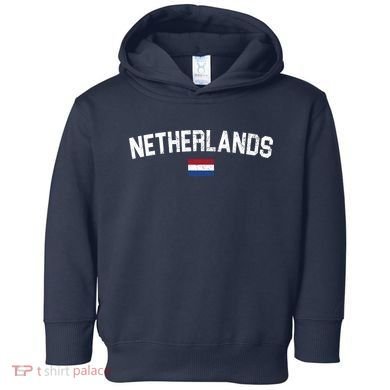 Netherlands Country Flag Logo Toddler Hoodie