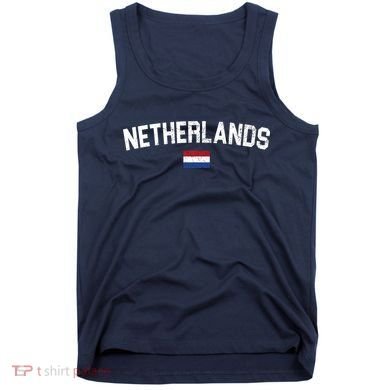Netherlands Country Flag Logo Tank Top
