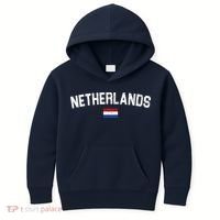 Netherlands Country Flag Logo Kids Hoodie thumb 0