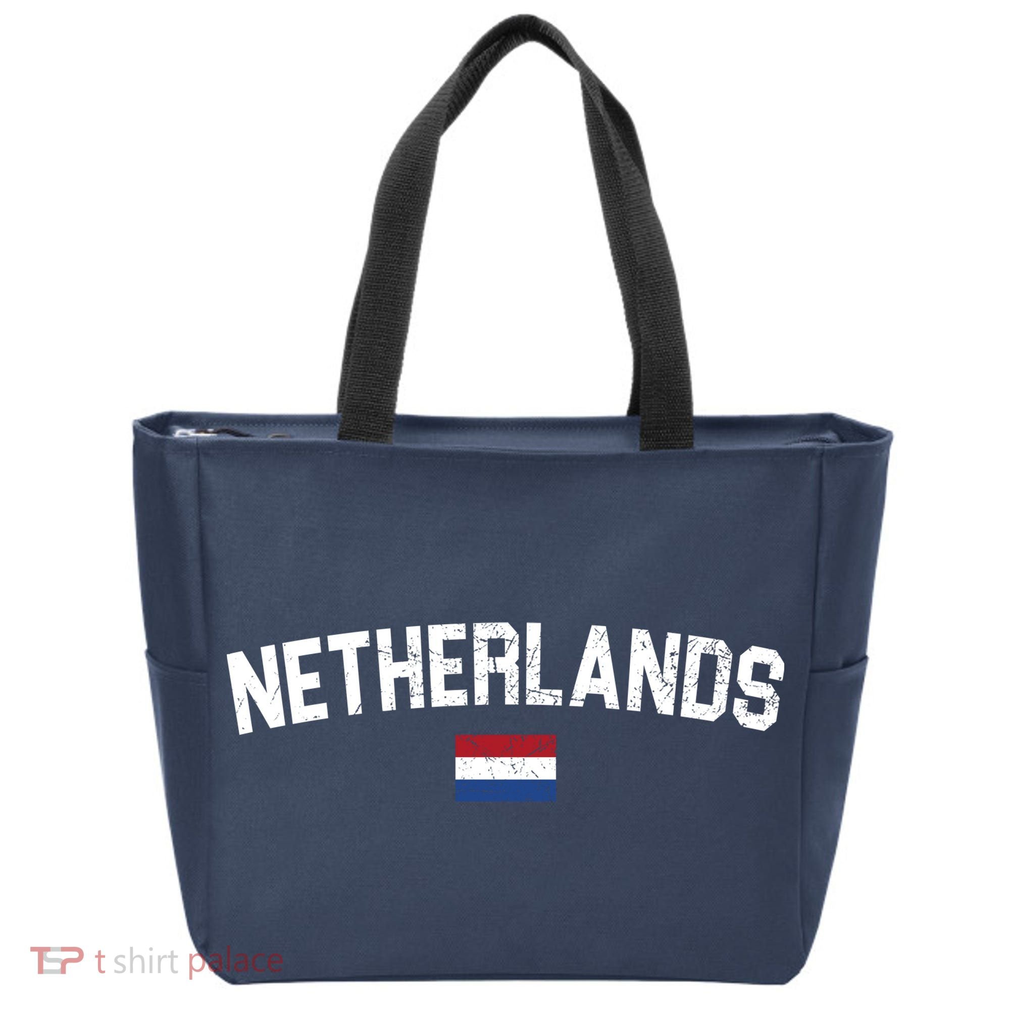 Netherlands Country Flag Logo Tote Bag