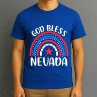 Nevada Cute Gift I Love Nevada Usa Gift T-Shirt thumb 3