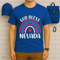 Nevada Cute Gift I Love Nevada Usa Gift T-Shirt thumb 6