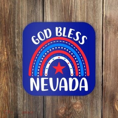 Nevada Cute Gift I Love Nevada Usa Gift Coaster