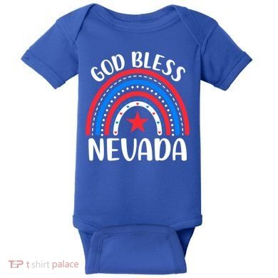 Nevada Cute Gift I Love Nevada Usa Gift Baby Bodysuit
