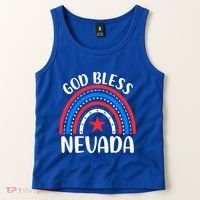 Nevada Cute Gift I Love Nevada Usa Gift Tank Top thumb 2