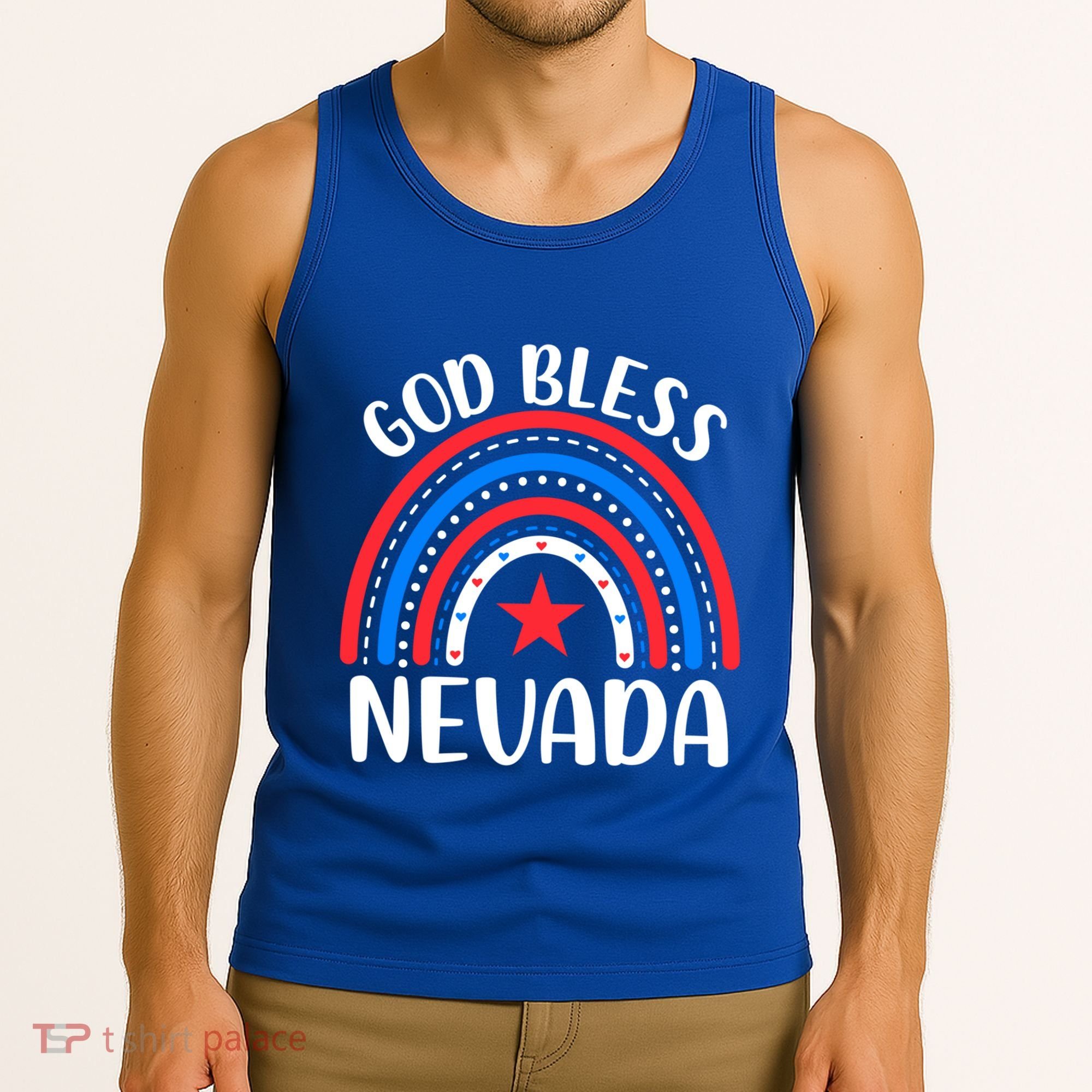 Nevada Cute Gift I Love Nevada Usa Gift Tank Top