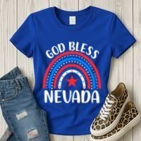 Nevada Cute Gift I Love Nevada Usa Gift Women's T-Shirt thumb 3