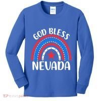 Nevada Cute Gift I Love Nevada Usa Gift Kids Long Sleeve Shirt thumb 0