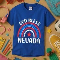 Nevada Cute Gift I Love Nevada Usa Gift Kids T-Shirt thumb 3