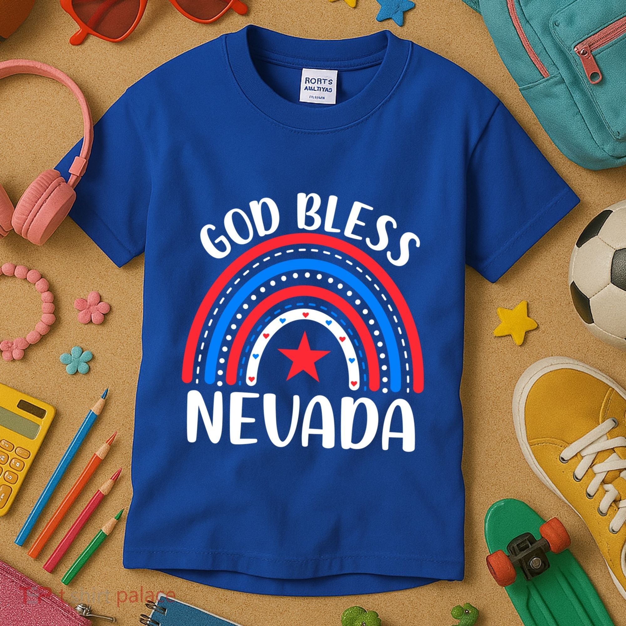Nevada Cute Gift I Love Nevada Usa Gift Kids T-Shirt