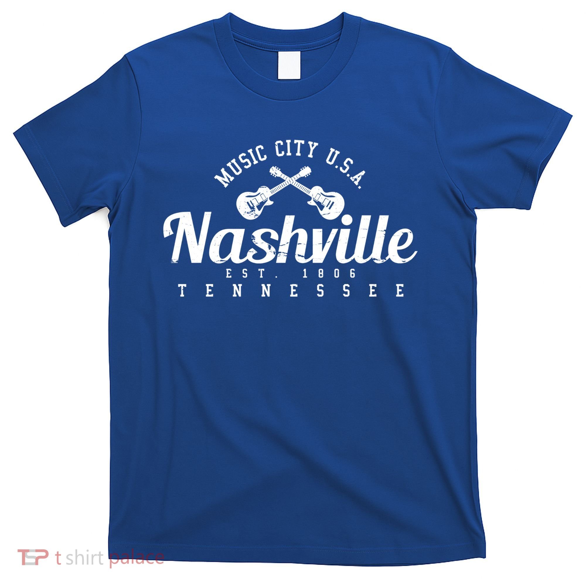 Nashville Cool Gift Cool Gift Country Music City Guitar Gift Cool Gift T-Shirt